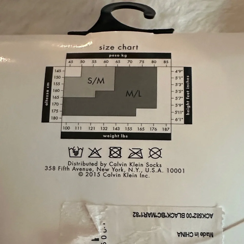 2 Pairs of Calvin Klein Black Microfiber Tights